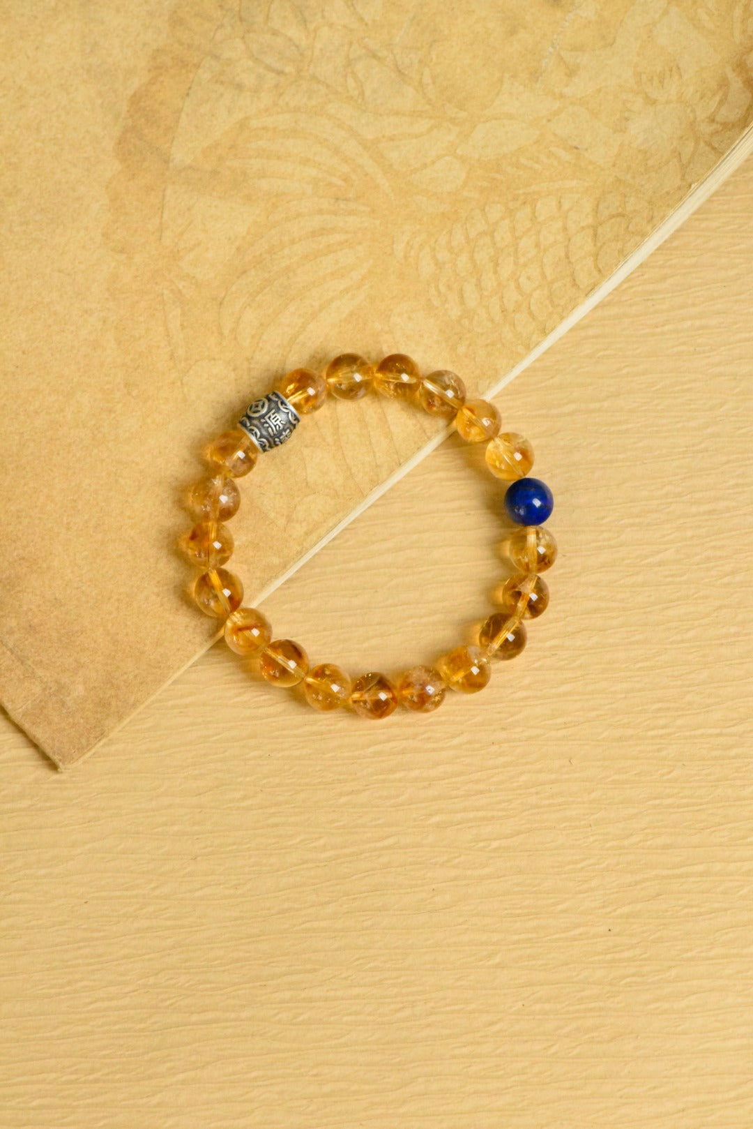 ▫️▪️ Yellow Ace Lapis Lazuli Bracelet (Men)